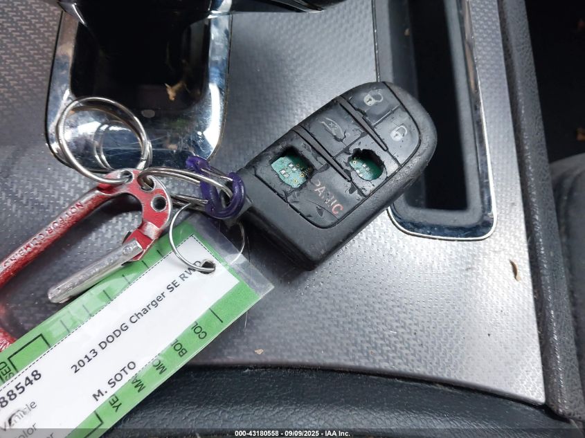 2013 Dodge Charger Se VIN: 2C3CDXBG8DH583864 Lot: 43180558