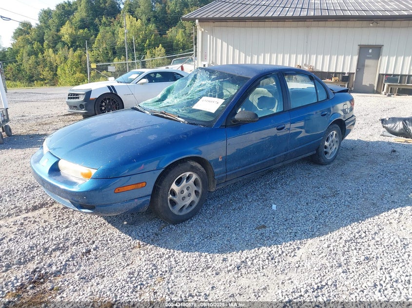 2000 Saturn Sl2 blue sedan gasoline 1G8ZK5271YZ153979 photo #3