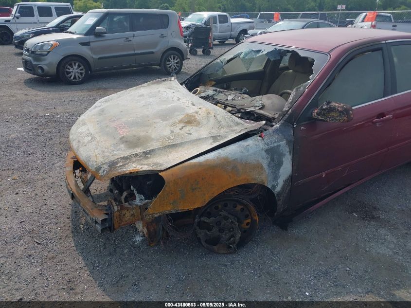 2007 Kia Optima Lx VIN: KNAGE123875120085 Lot: 43180613