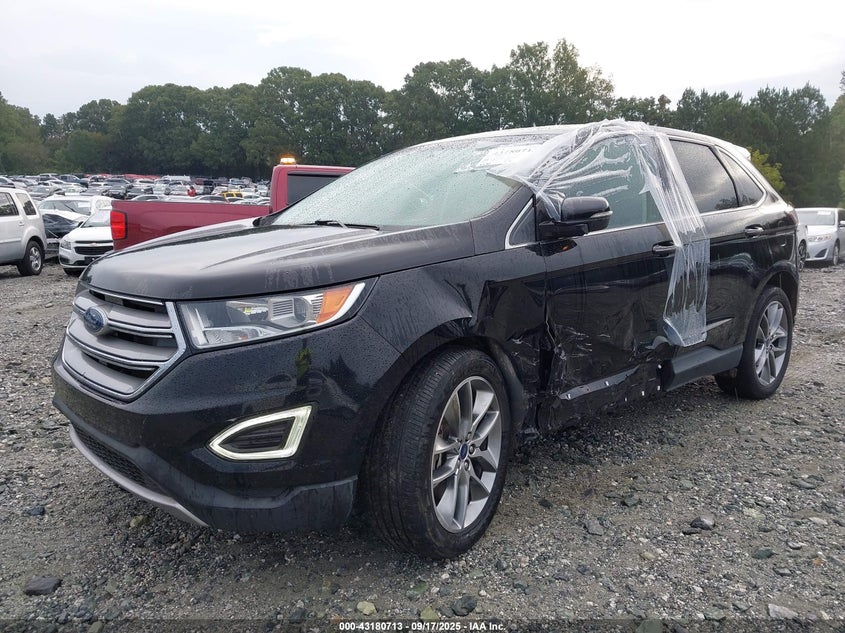 Vin: 2fmpk3k80gbb56072, lot: 43675129, ford edge titanium 20162