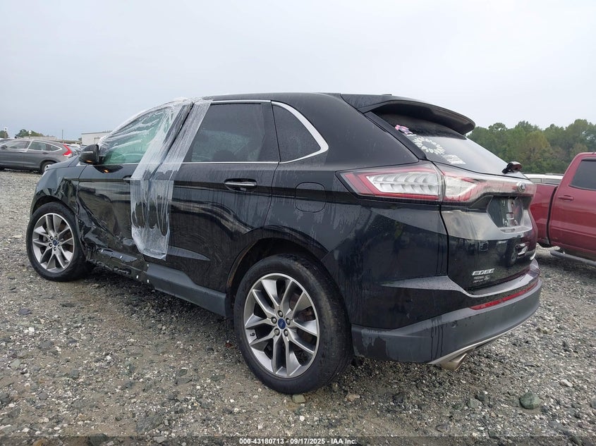 Vin: 2fmpk3k80gbb56072, lot: 43675129, ford edge titanium 20163