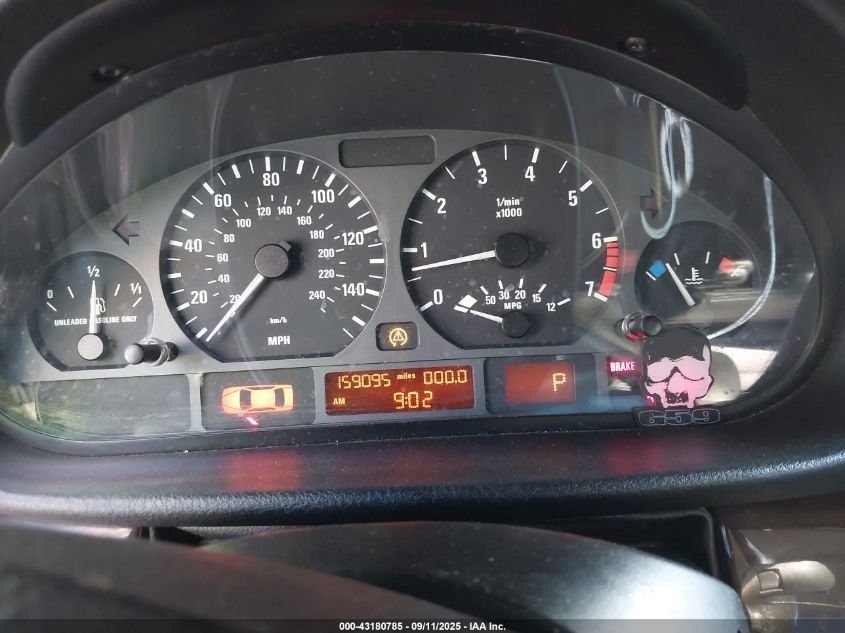 2002 BMW 325Xi VIN: WBAEU33492PH85476 Lot: 43180785