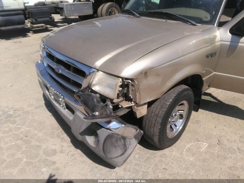 1999 Ford Ranger Xl/Xlt VIN: 1FTYR10C6XTA25809 Lot: 43180990