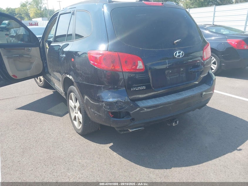 2007 Hyundai Santa Fe Limited/Se VIN: 5NMSH13E47H124605 Lot: 43181008