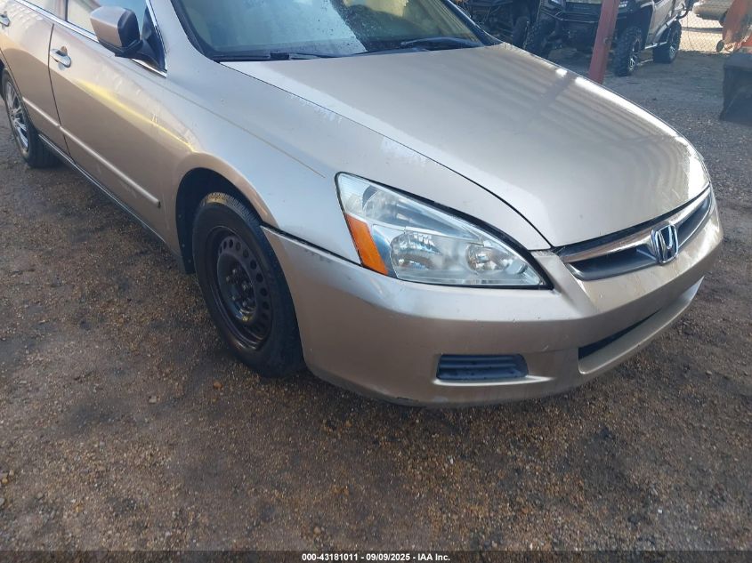 2007 Honda Accord 2.4 Lx VIN: 3HGCM56497G703984 Lot: 43181011