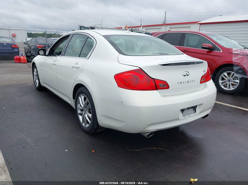 2009 Infiniti G37 Journey white sedan gasoline JNKCV61E69M308919 photo #4