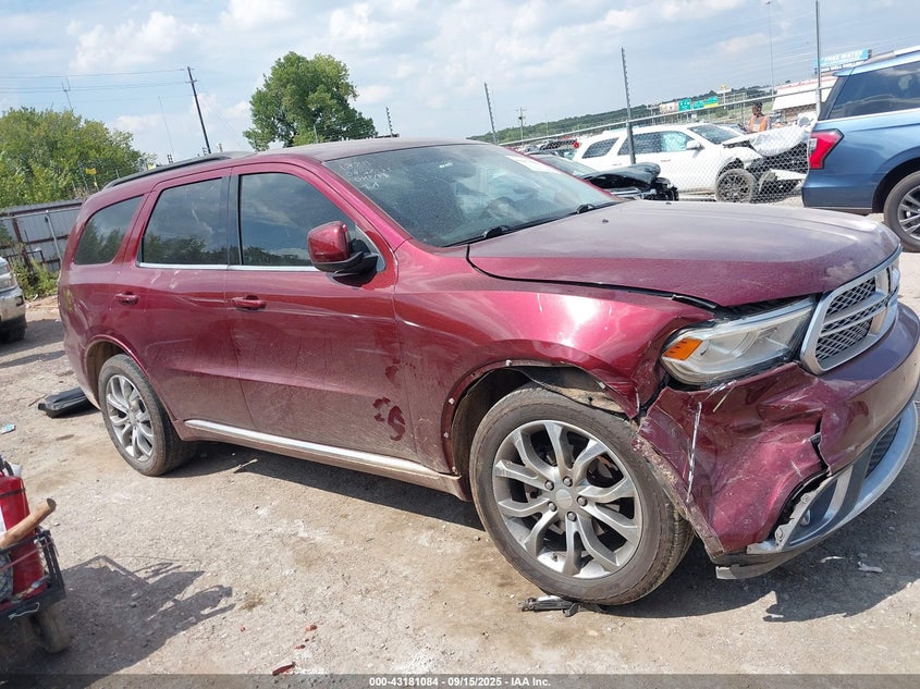 2018 Dodge Durango Sxt Rwd VIN: 1C4RDHAG9JC231940 Lot: 43181084