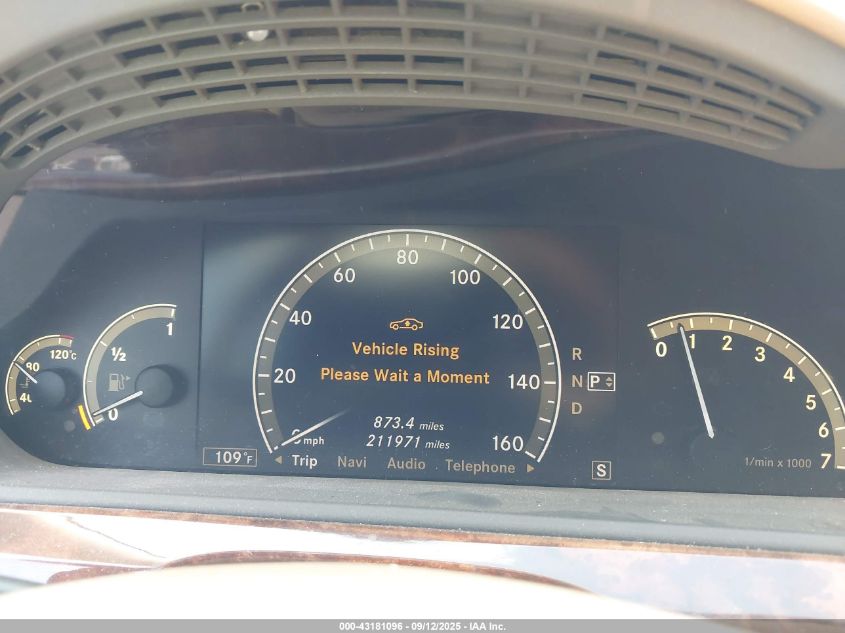 2008 Mercedes-Benz S 550 VIN: WDDNG71X28A229474 Lot: 43181096