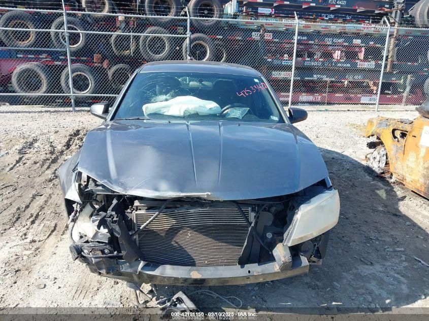 2012 Dodge Avenger Se VIN: 1C3CDZABXCN204614 Lot: 43181150