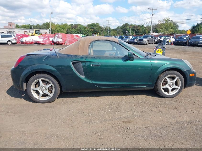 2002 Toyota Mr2 Spyder VIN: JTDFR320320051235 Lot: 43181194