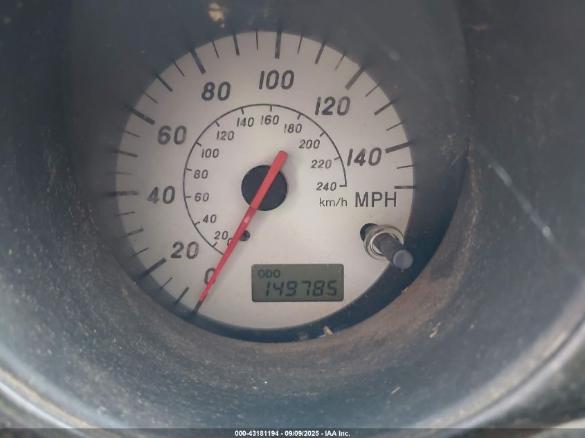 2002 Toyota Mr2 Spyder VIN: JTDFR320320051235 Lot: 43181194