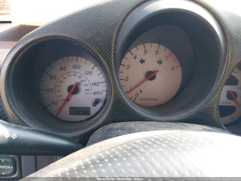 2002 Toyota Mr2 Spyder VIN: JTDFR320320051235 Lot: 43181194