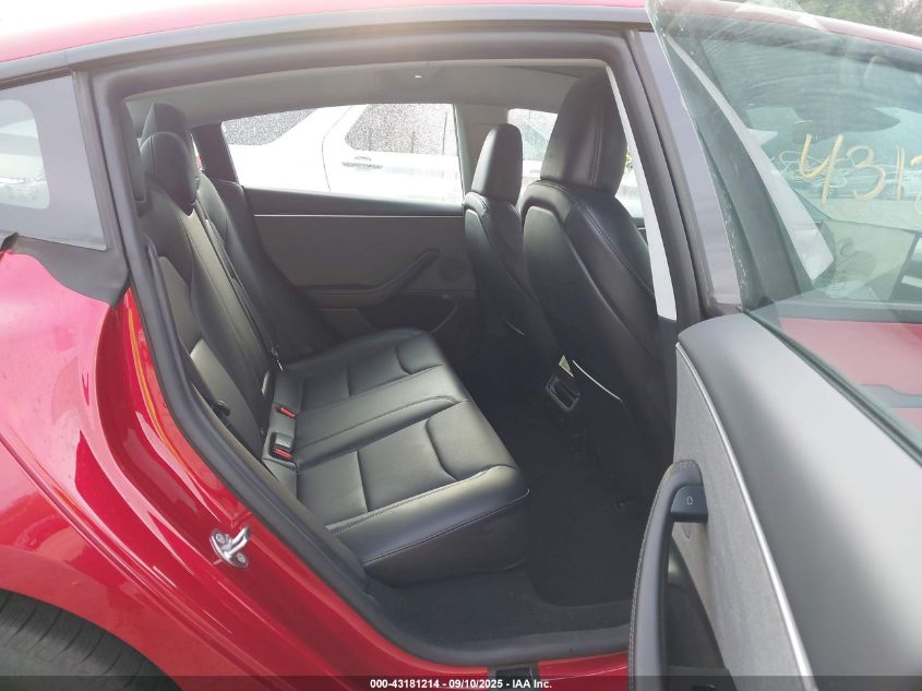 2025 Tesla Model 3 Long Range Rear-Wheel Drive VIN: 5YJ3E1EA6SF882589 Lot: 43181214