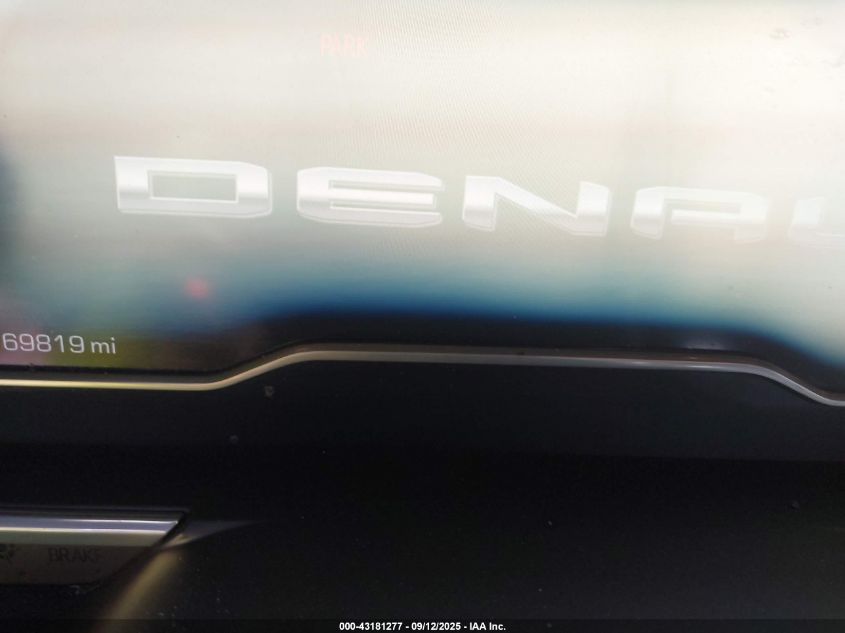 2022 GMC Sierra 1500 4Wd Short Box Denali VIN: 3GTUUGEL4NG666024 Lot: 43181277