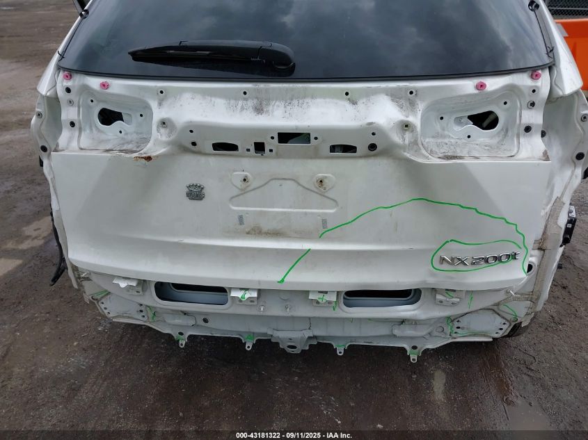 2015 Lexus Nx 200T VIN: JTJBARBZ6F2009835 Lot: 43181322