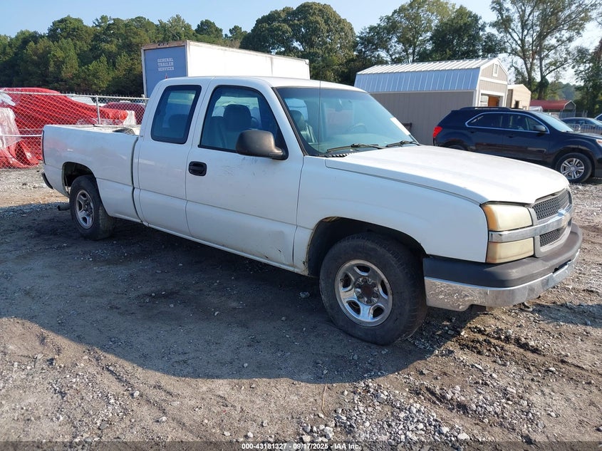 2004 Chevrolet Silverado 1500 Work Truck white truck gasoline 1GCEC19VX4Z316735 photo #1