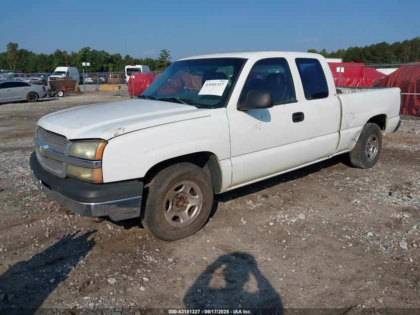 2004 Chevrolet Silverado 1500 Work Truck white truck gasoline 1GCEC19VX4Z316735 photo #3