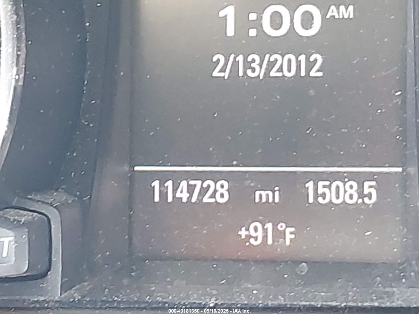 2012 Audi A5 2.0T Premium VIN: WAULFAFR9CA042640 Lot: 43181350