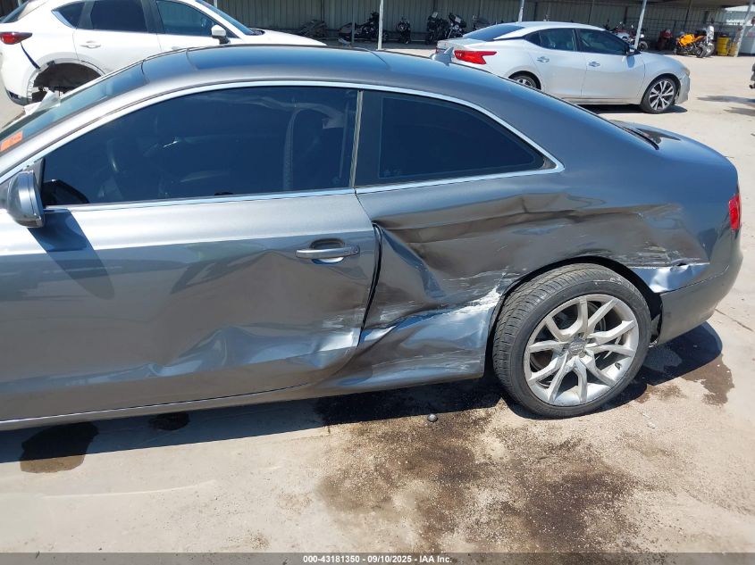 2012 Audi A5 2.0T Premium VIN: WAULFAFR9CA042640 Lot: 43181350