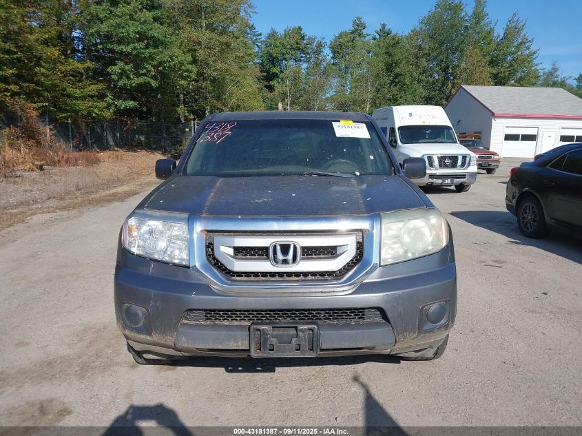 2009 Honda Pilot Lx VIN: 5FNYF48219B038172 Lot: 43181387