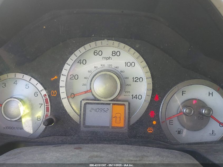 2009 Honda Pilot Lx VIN: 5FNYF48219B038172 Lot: 43181387