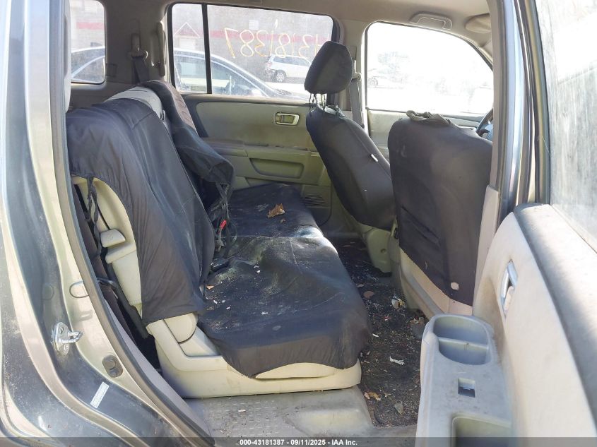 2009 Honda Pilot Lx VIN: 5FNYF48219B038172 Lot: 43181387