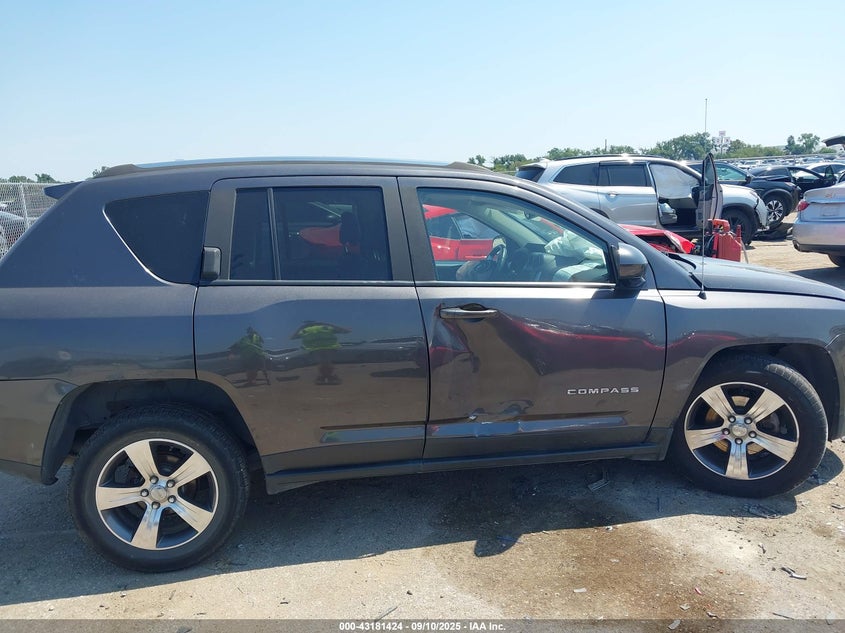 2017 Jeep Compass High Altitude 4X4 VIN: 1C4NJDEB5HD100524 Lot: 43181424