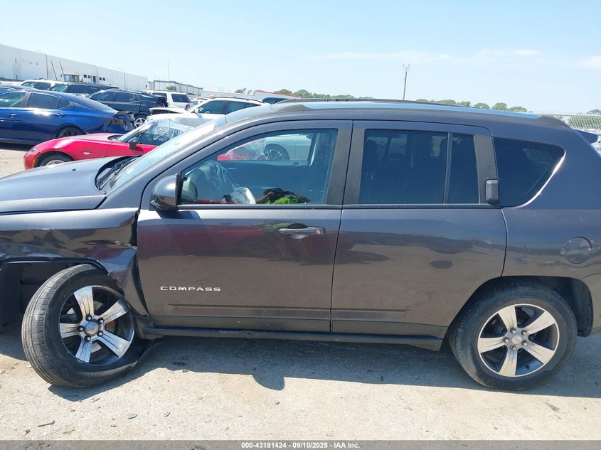 2017 Jeep Compass High Altitude 4X4 VIN: 1C4NJDEB5HD100524 Lot: 43181424
