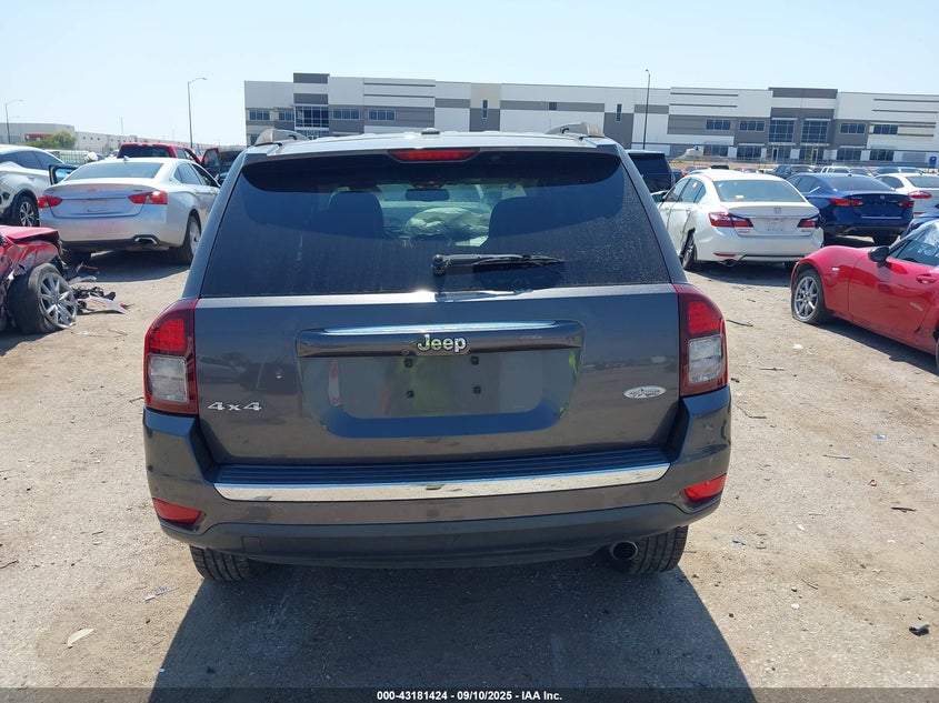 2017 Jeep Compass High Altitude 4X4 VIN: 1C4NJDEB5HD100524 Lot: 43181424