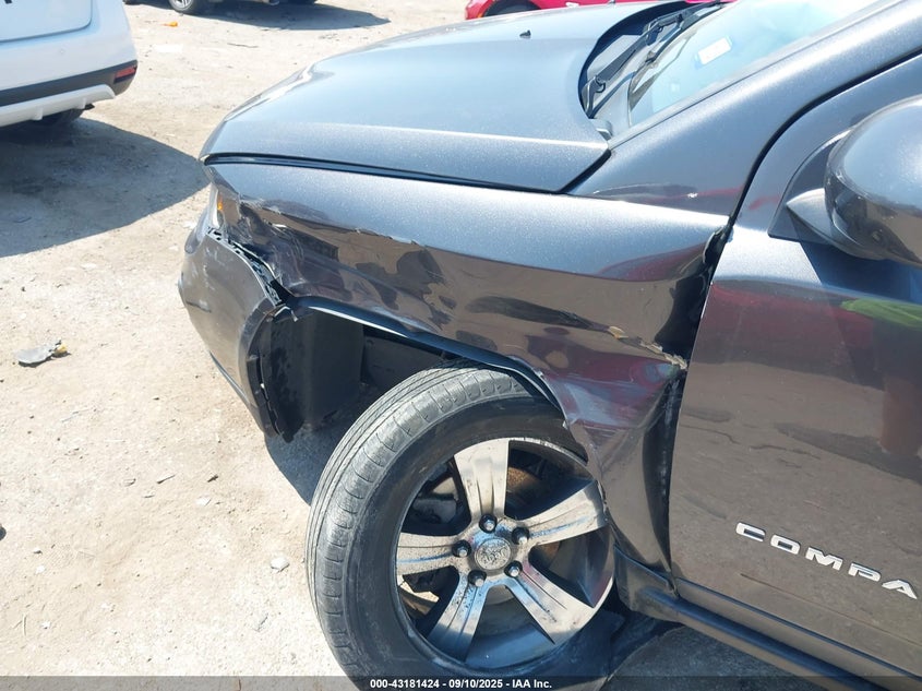 2017 Jeep Compass High Altitude 4X4 VIN: 1C4NJDEB5HD100524 Lot: 43181424