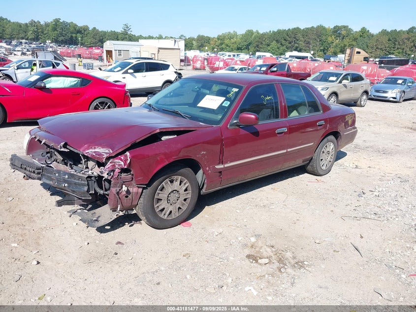 2006 Mercury Grand Marquis Gs brown sedan flexible 2MEFM74V26X649594 photo #3