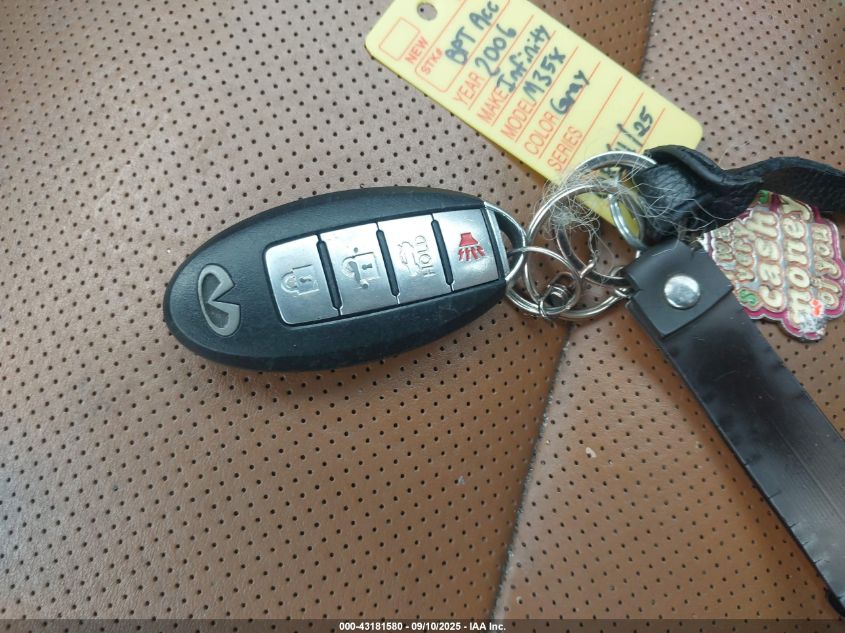 2006 Infiniti M35X VIN: JNKAY01F26M255281 Lot: 43444920