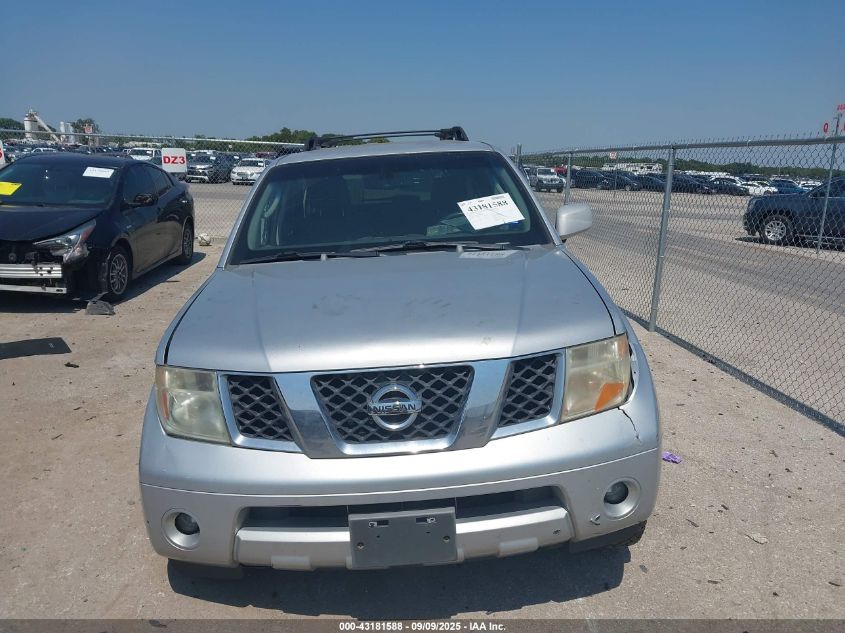 2007 Nissan Pathfinder Se VIN: 5N1AR18U77C604897 Lot: 43181588
