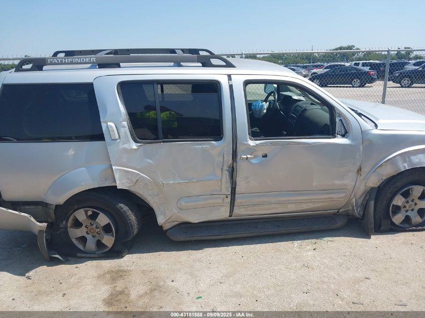 2007 Nissan Pathfinder Se VIN: 5N1AR18U77C604897 Lot: 43181588
