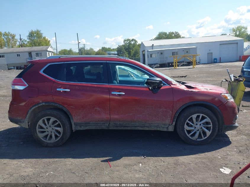 2015 Nissan Rogue Sl VIN: 5N1AT2MV2FC787730 Lot: 43181629
