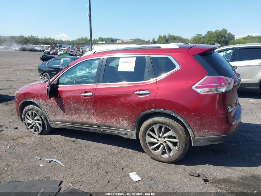 2015 Nissan Rogue Sl VIN: 5N1AT2MV2FC787730 Lot: 43181629