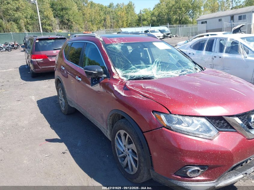 2015 Nissan Rogue Sl VIN: 5N1AT2MV2FC787730 Lot: 43181629
