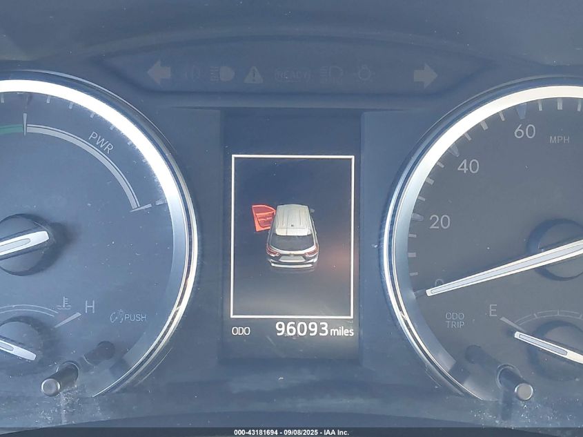 2019 Toyota Highlander Hybrid Xle VIN: 5TDJGRFH9KS053572 Lot: 43181694