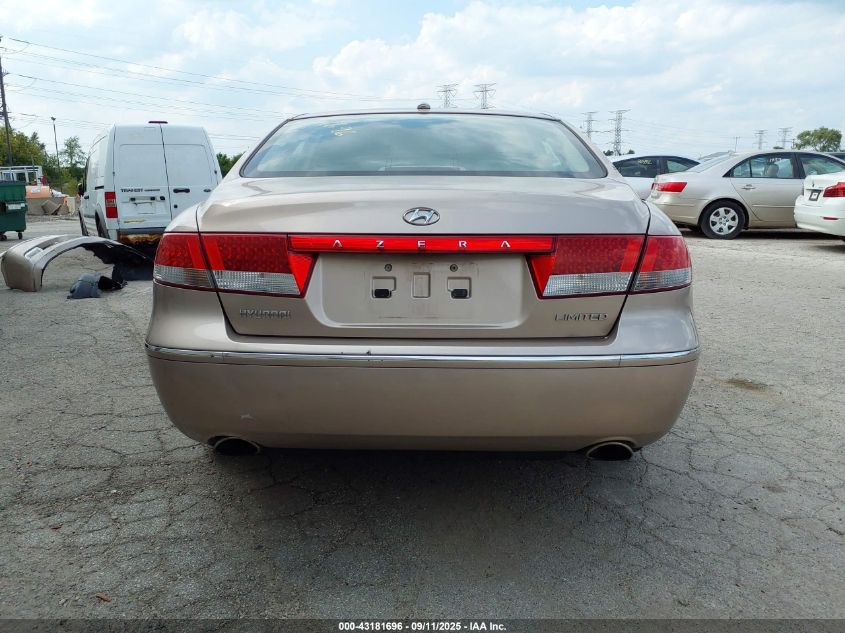 2008 Hyundai Azera Se/Limited VIN: KMHFC46F38A301450 Lot: 43181696