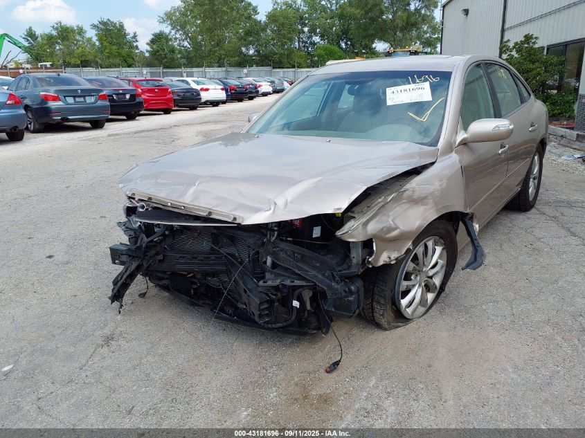 2008 Hyundai Azera Se/Limited VIN: KMHFC46F38A301450 Lot: 43181696