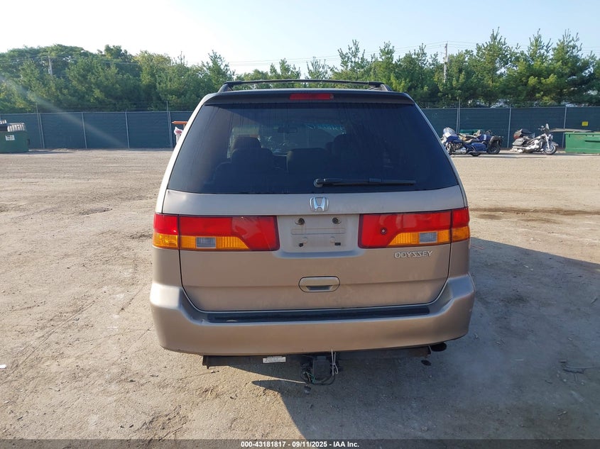 2003 Honda Odyssey Ex-L VIN: 5FNRL18773B043343 Lot: 43181817
