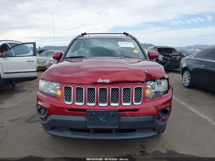 2016 Jeep Compass Latitude Fwd Latitude VIN: 1C4NJCEA8GD742400 Lot: 43181826