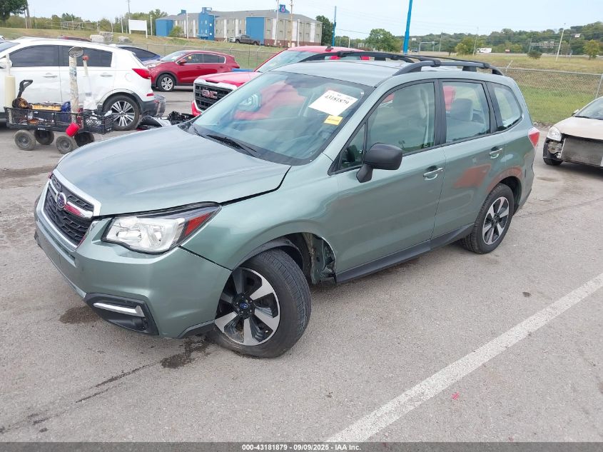 2017 Subaru Forester 2.5I grey other gasoline JF2SJABCXHH431690 photo #3