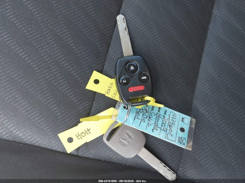 2009 Honda Civic Ex VIN: 2HGFG128X9H506685 Lot: 43181985