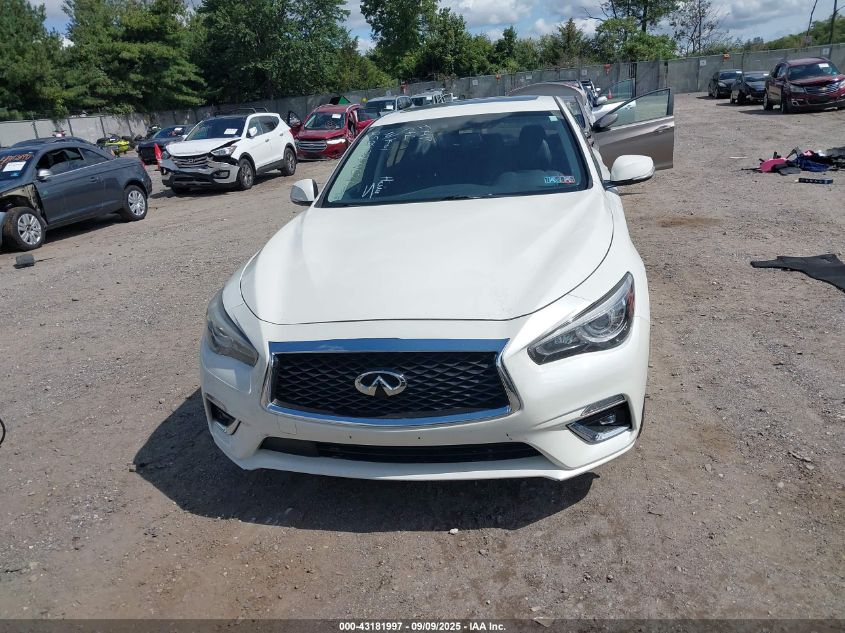 2018 Infiniti Q50 2.0T Luxe VIN: JN1CV7AR3JM280160 Lot: 43181997