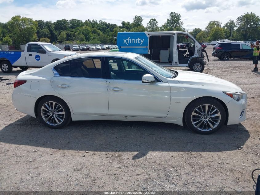 2018 Infiniti Q50 2.0T Luxe VIN: JN1CV7AR3JM280160 Lot: 43181997