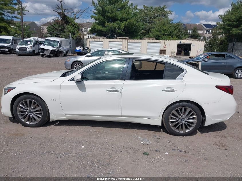 2018 Infiniti Q50 2.0T Luxe VIN: JN1CV7AR3JM280160 Lot: 43181997