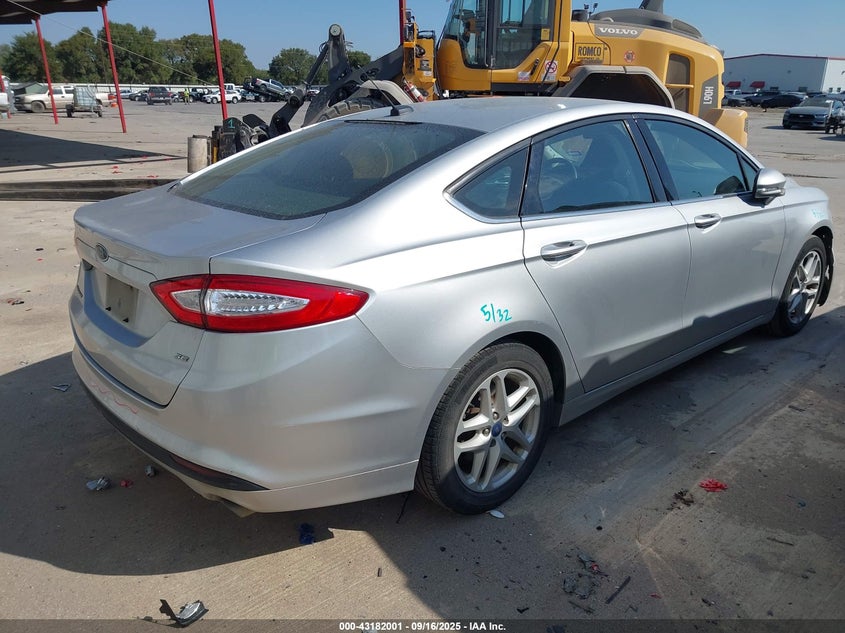 Vin: 3fa6p0h75fr173258, lot: 43676417, ford fusion se 20154