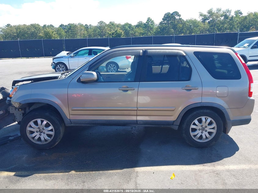 2006 Honda Cr-V Se VIN: JHLRD78996C001911 Lot: 43182075