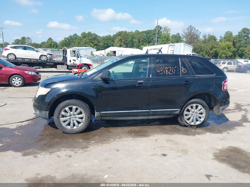 2009 Ford Edge Sel VIN: 2FMDK38C29BA91789 Lot: 43182078